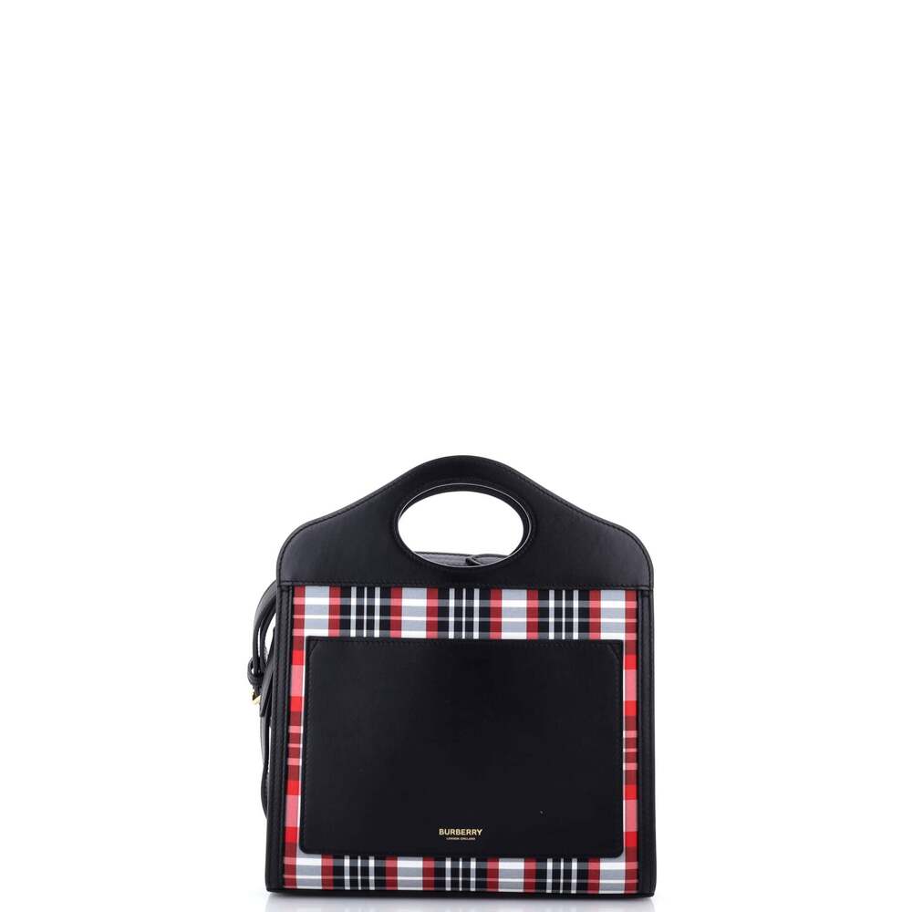 Burberry Logo Pocket Tote Leather With #237849B75B - Picture 3 of 6